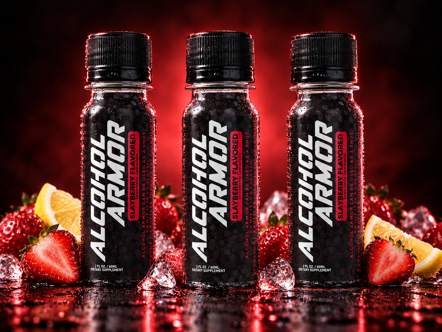 Slayberry Recon Pack: three 60 ml bottles, no box or tray